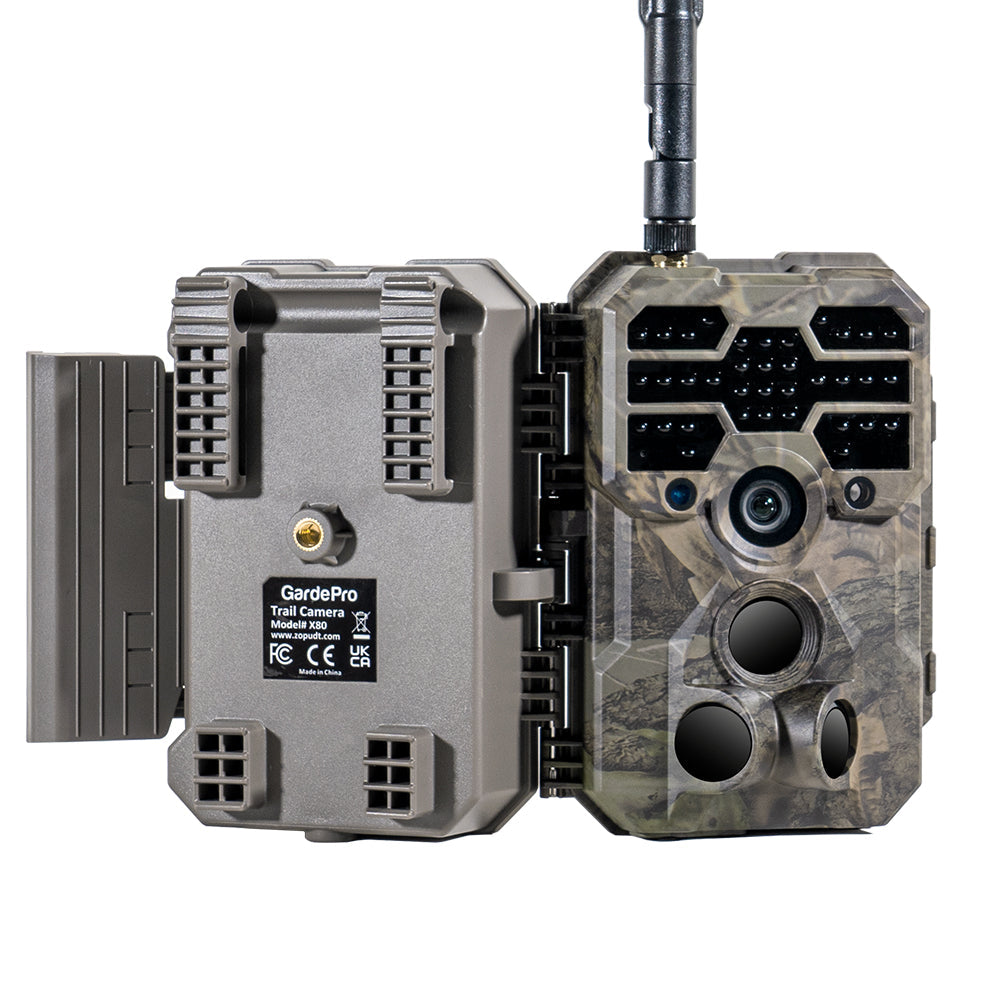 Cámara de fototrampeo GardePro X80GL 4K 4G con GPS