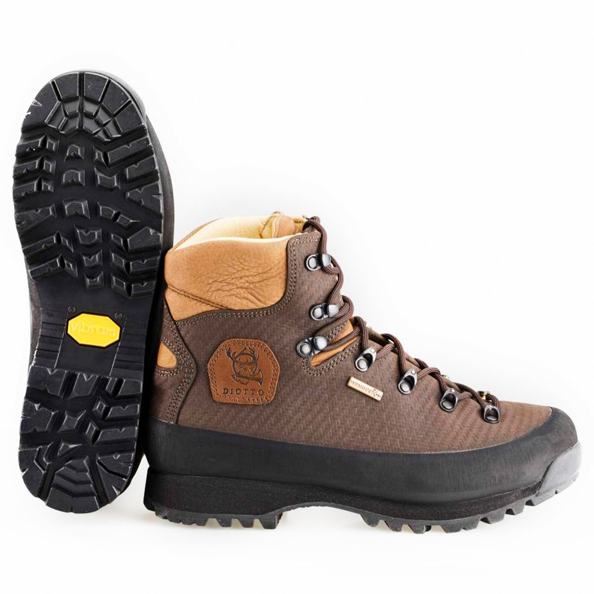 Botas de caza y trekking Diotto Cortina Stampato WindTex y Vibram