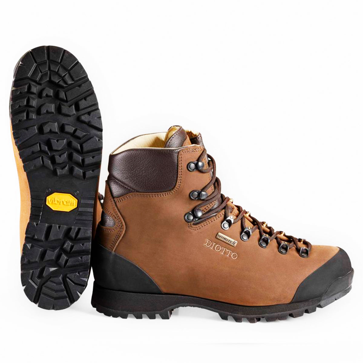 Botas ultraligeras de caza y trekking Diotto Caracoi WindTex y Vibram
