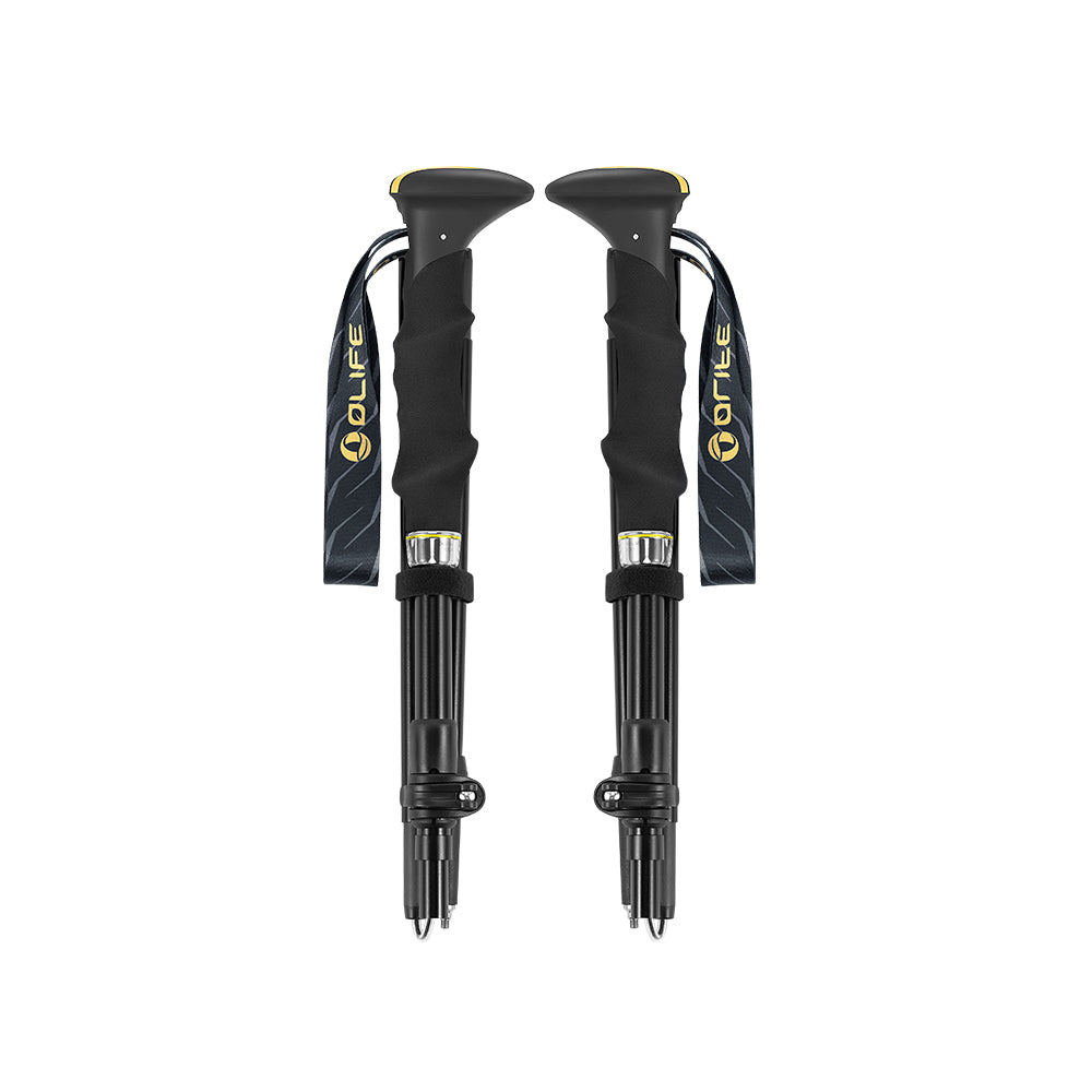 Bastones de senderismo extensibles con luz integrada Glowalk F3T2 Trekking Olife
