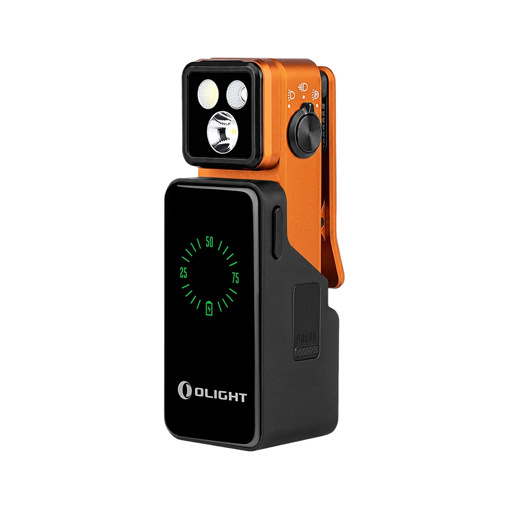 Linterna articulada UV Olight Oclip 2 Pro Premium 400 lúmenes