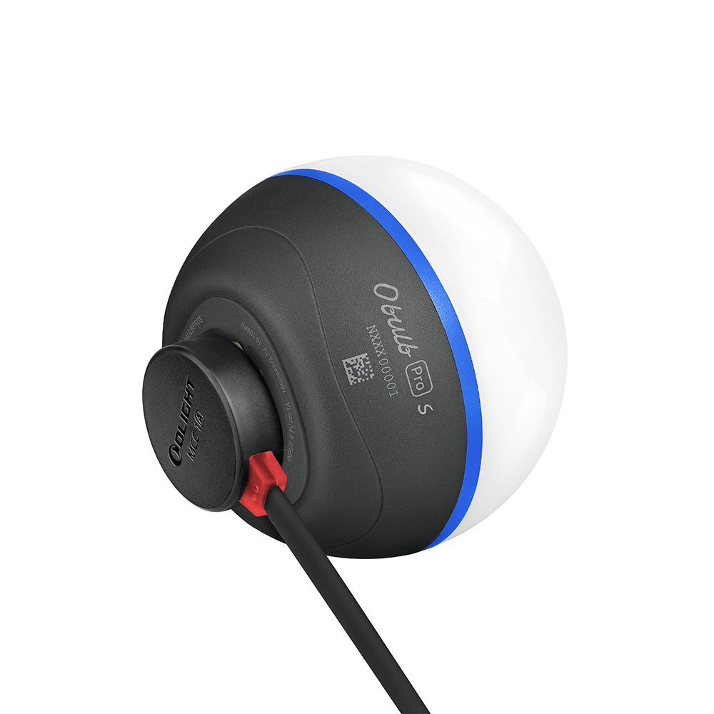 Luz LED portátil multicolor con control remoto bluetooth Obulb Pro S Olight
