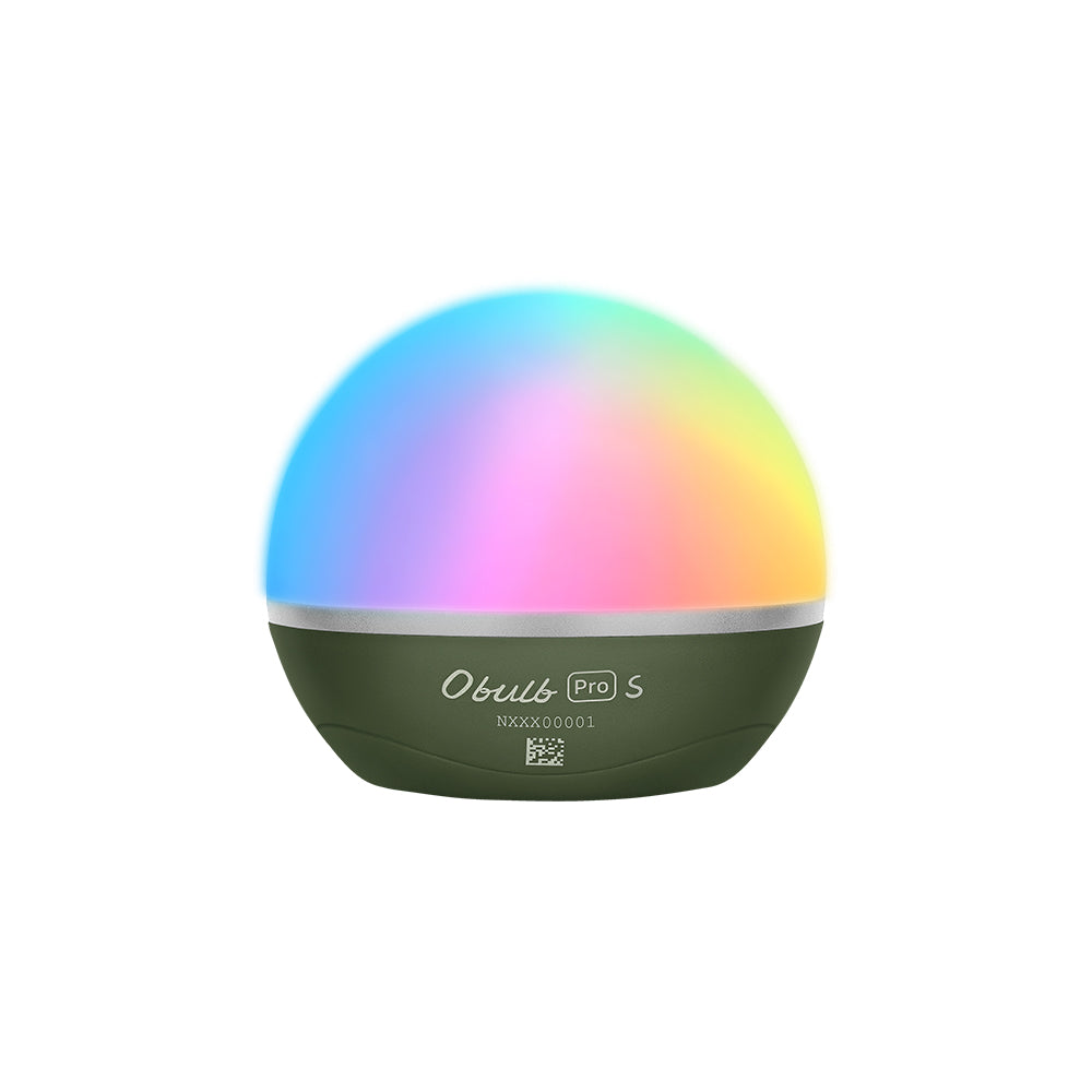 Luz LED portátil multicolor con control remoto bluetooth Obulb Pro S Olight