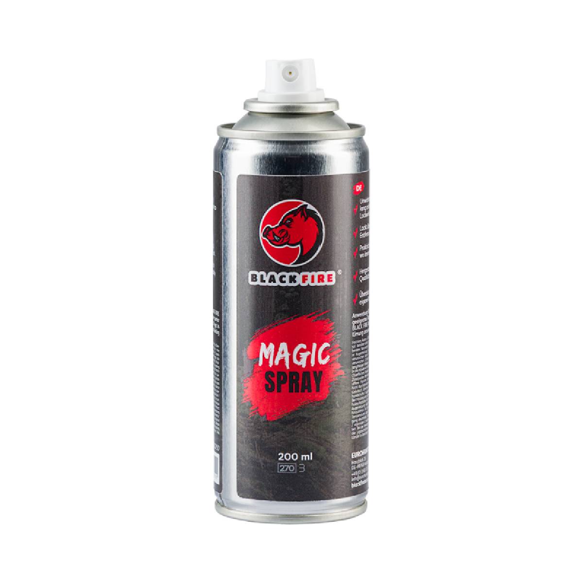 Atrayente para Caza Magic Spray Aroma Black Fire 200 ml