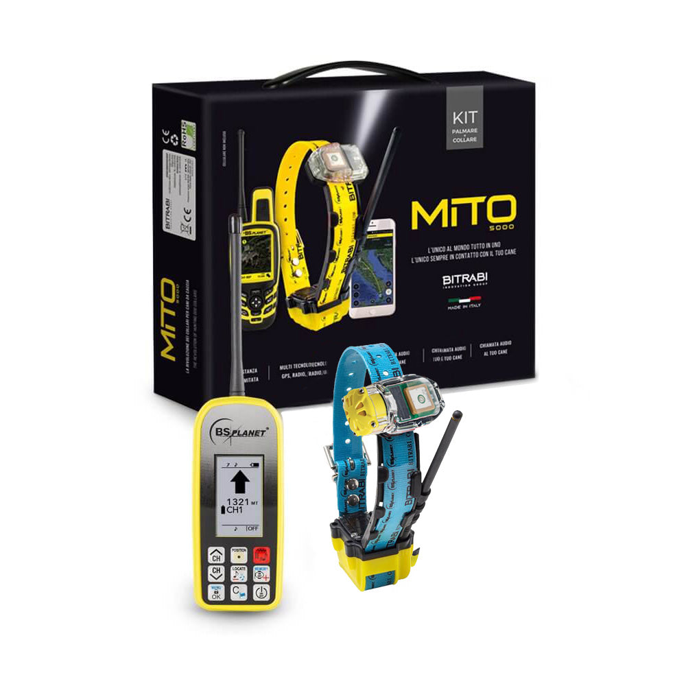 Kit GPS para Perros de Caza BITRABI Mito 5100 Beeper + BS103 Legend