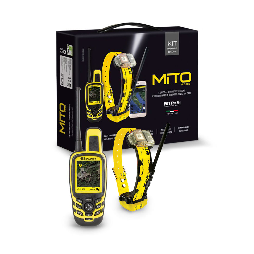 Kit GPS para Perros de Caza BITRABI Mito 5100 + BS3000 Open Map Unico