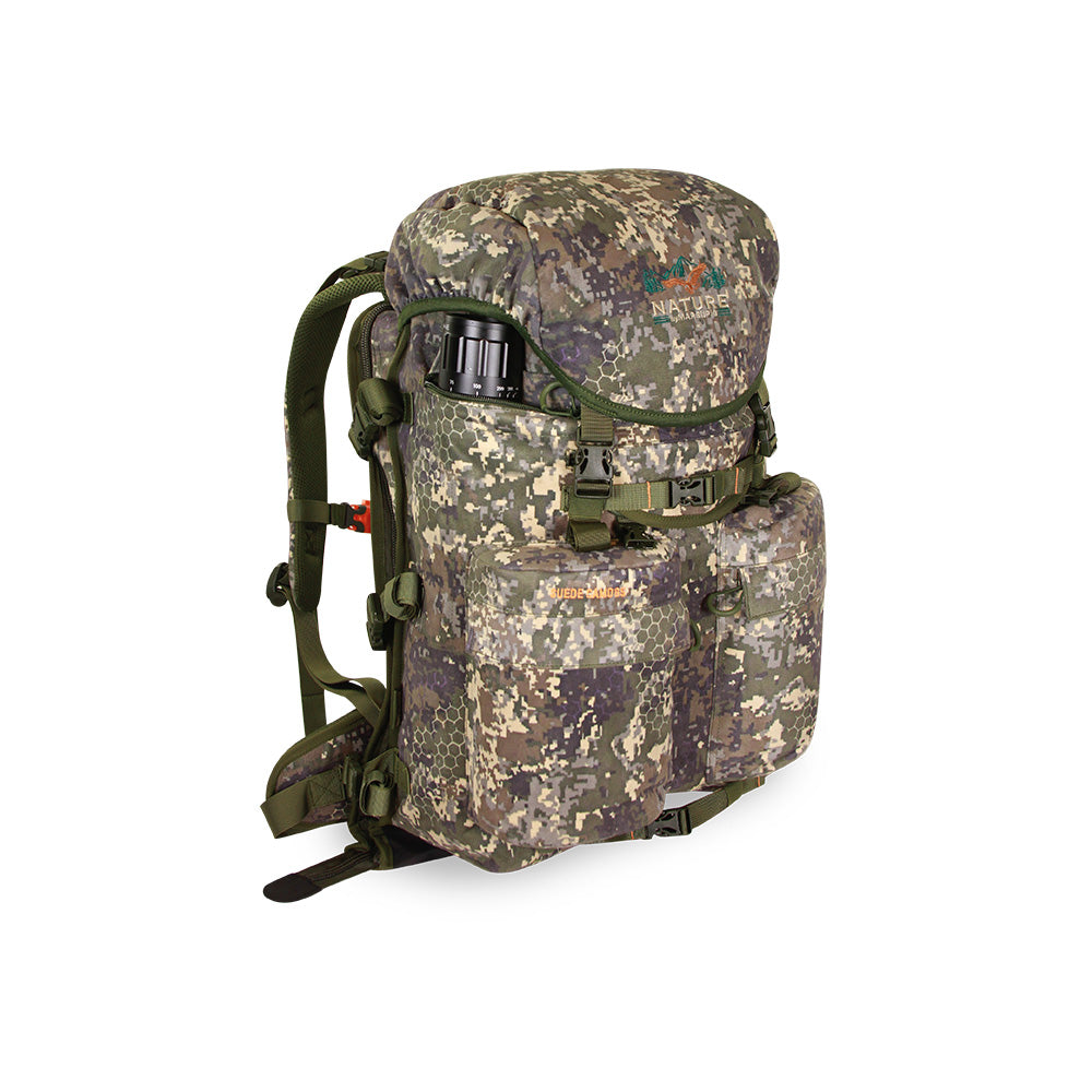 Mochila de caza porta-rifle Nature by Marsupio Suede Camo 65 litros PF Pro