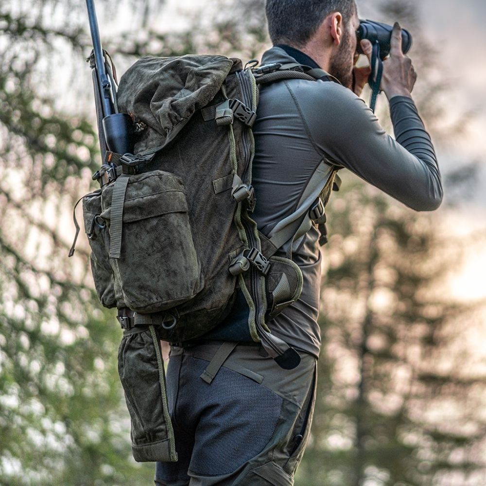 Mochila de caza porta-rifle Nature by Marsupio Suede 65 litros PF Pro
