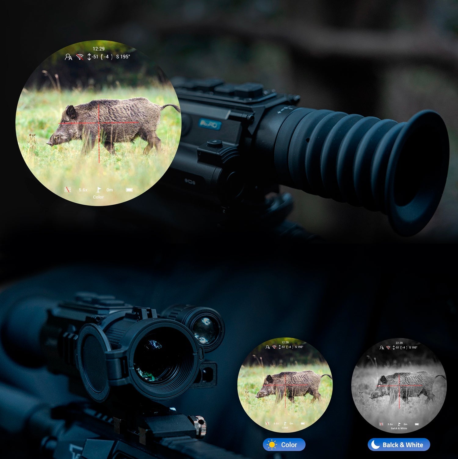 Visor nocturno digital PARD NV008SP3 4K LRF