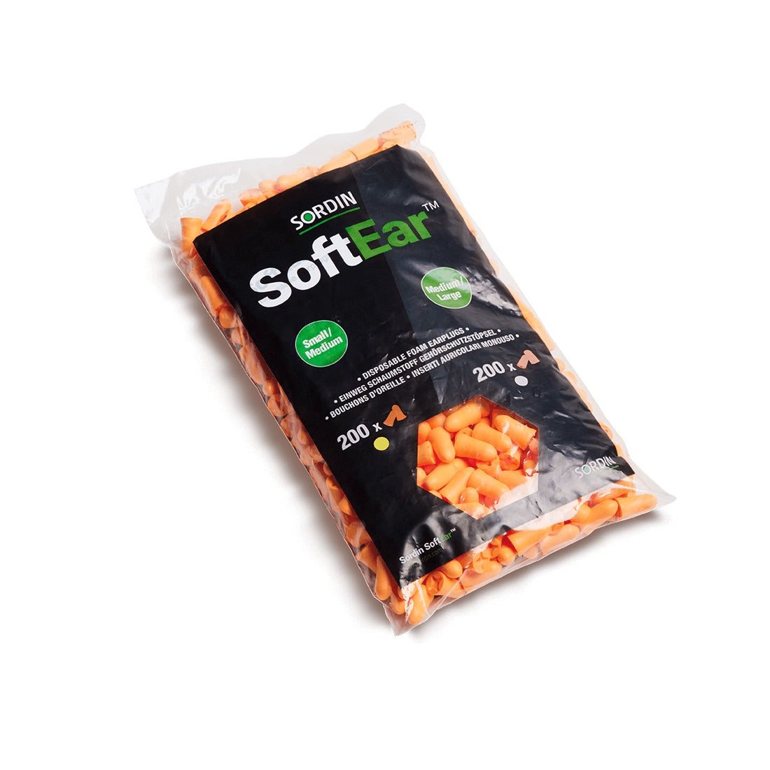 Pack respuesto 200 pares de tapones desechables SORDIN SoftEar Refill