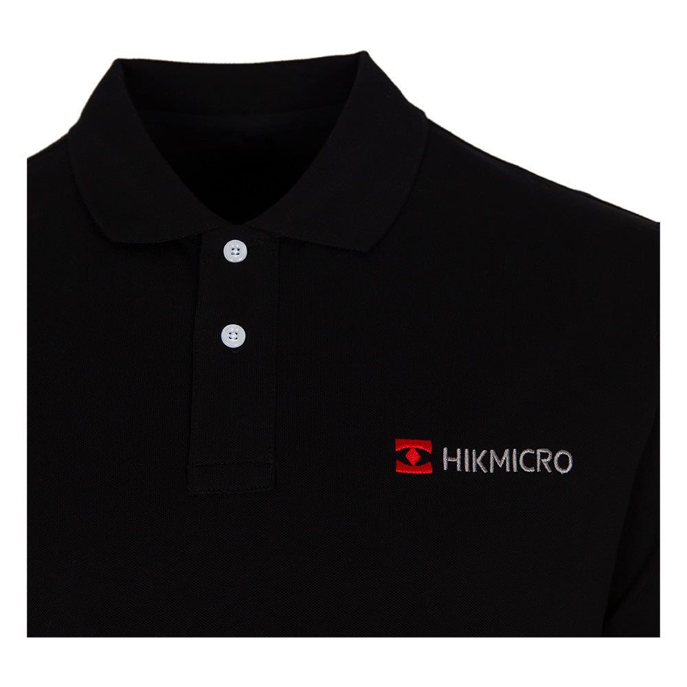 Polo de manga corta en color negro de HIKMICRO - vista 2