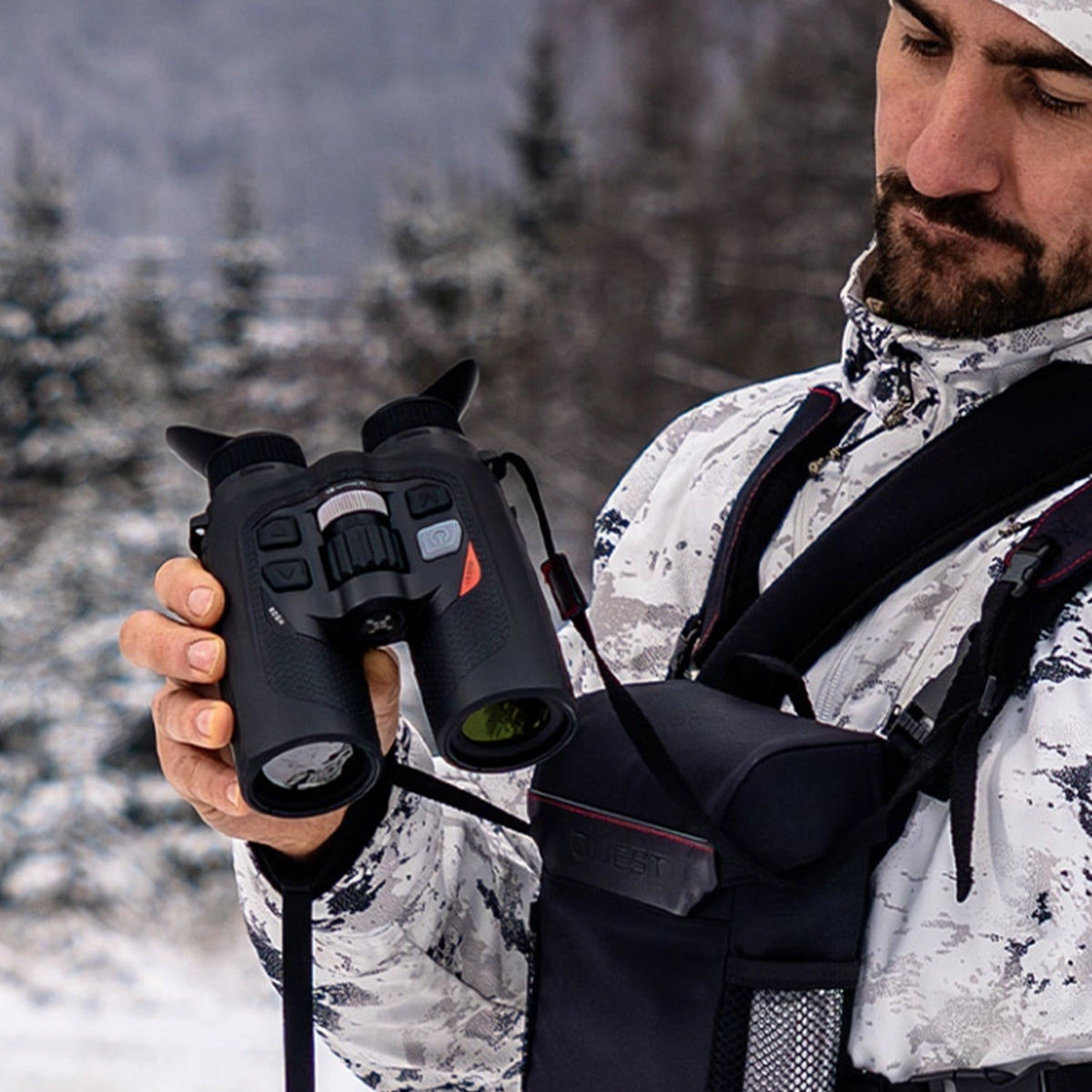 Binocular térmico NocPix QUEST con telémetro láser