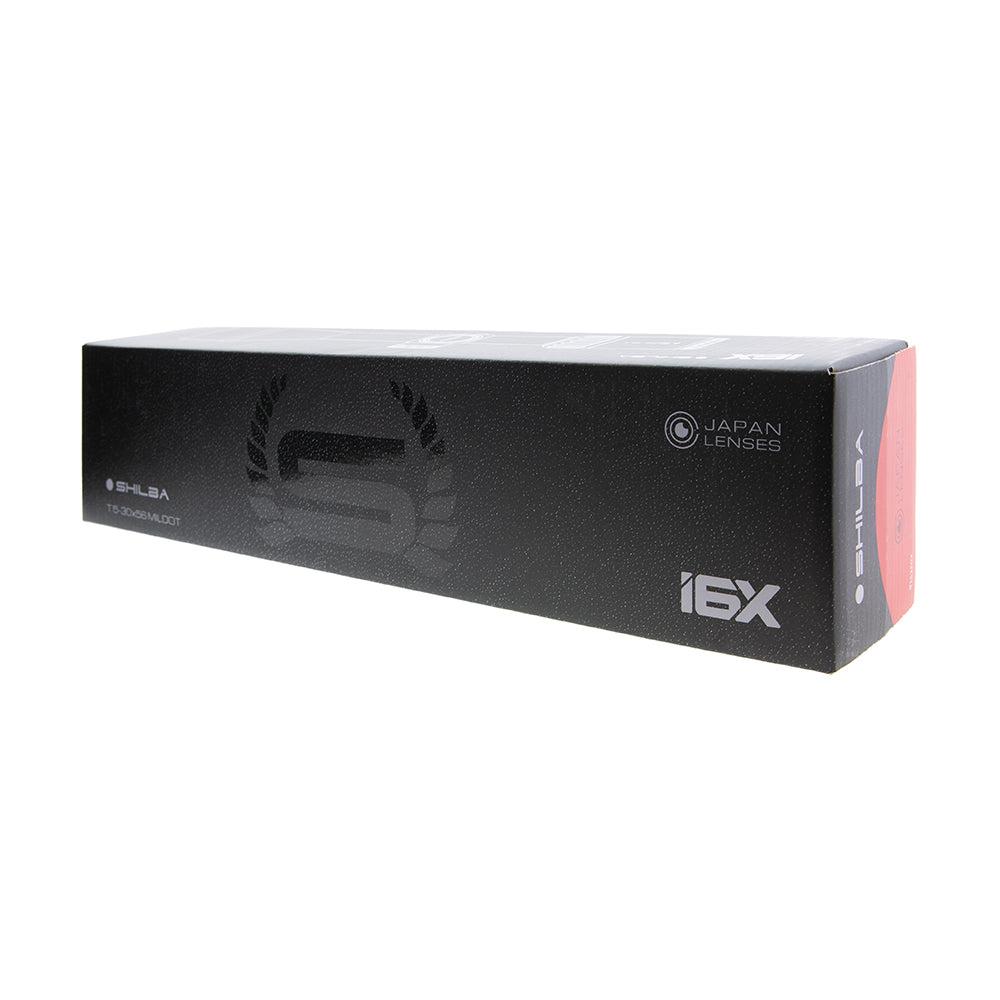 Visor Shilba i6X T 5-30x56 Retícula iluminada Mil Dot con Torretas Zero Lock