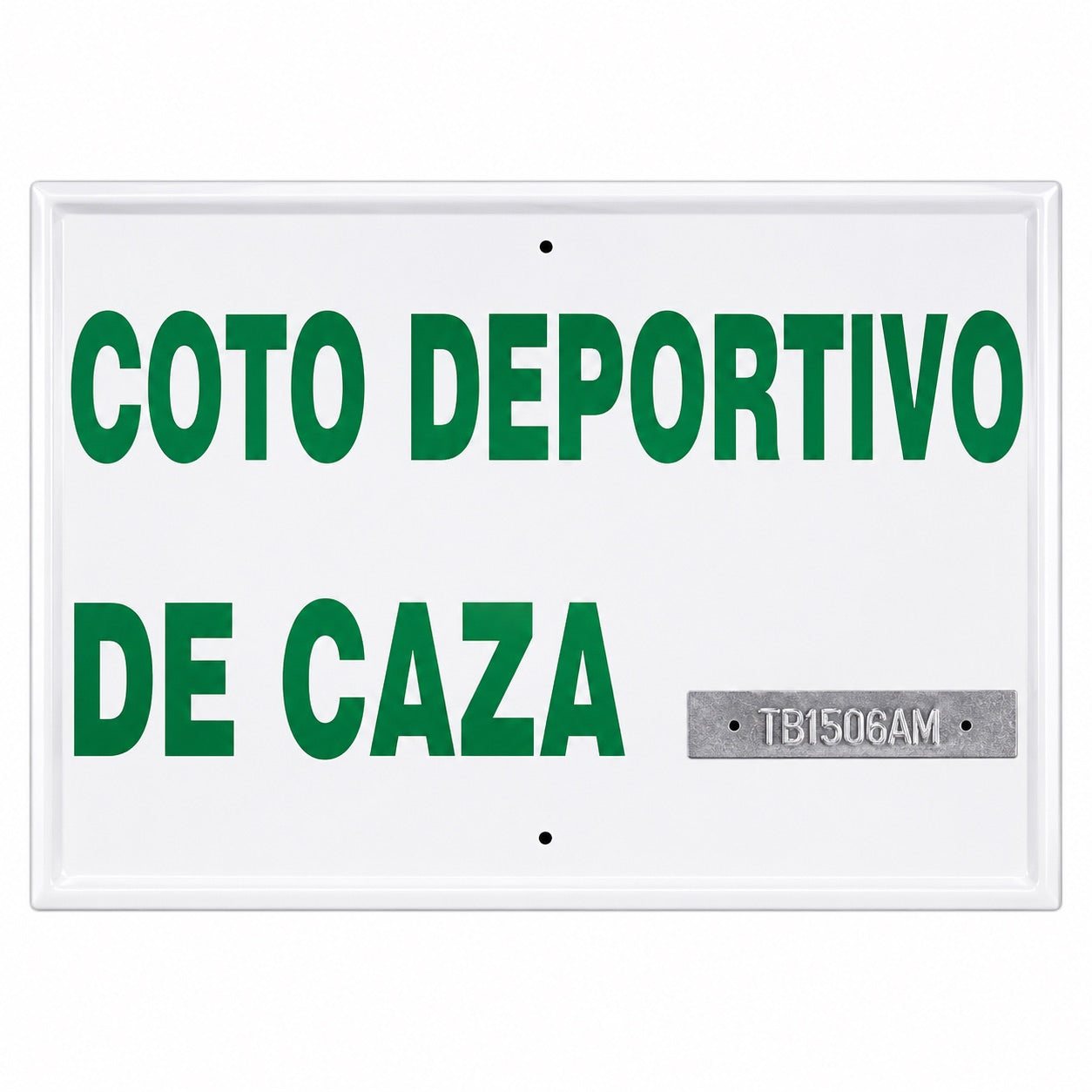 Tablilla Coto Deportivo de Caza Andalucía 50x33 cm