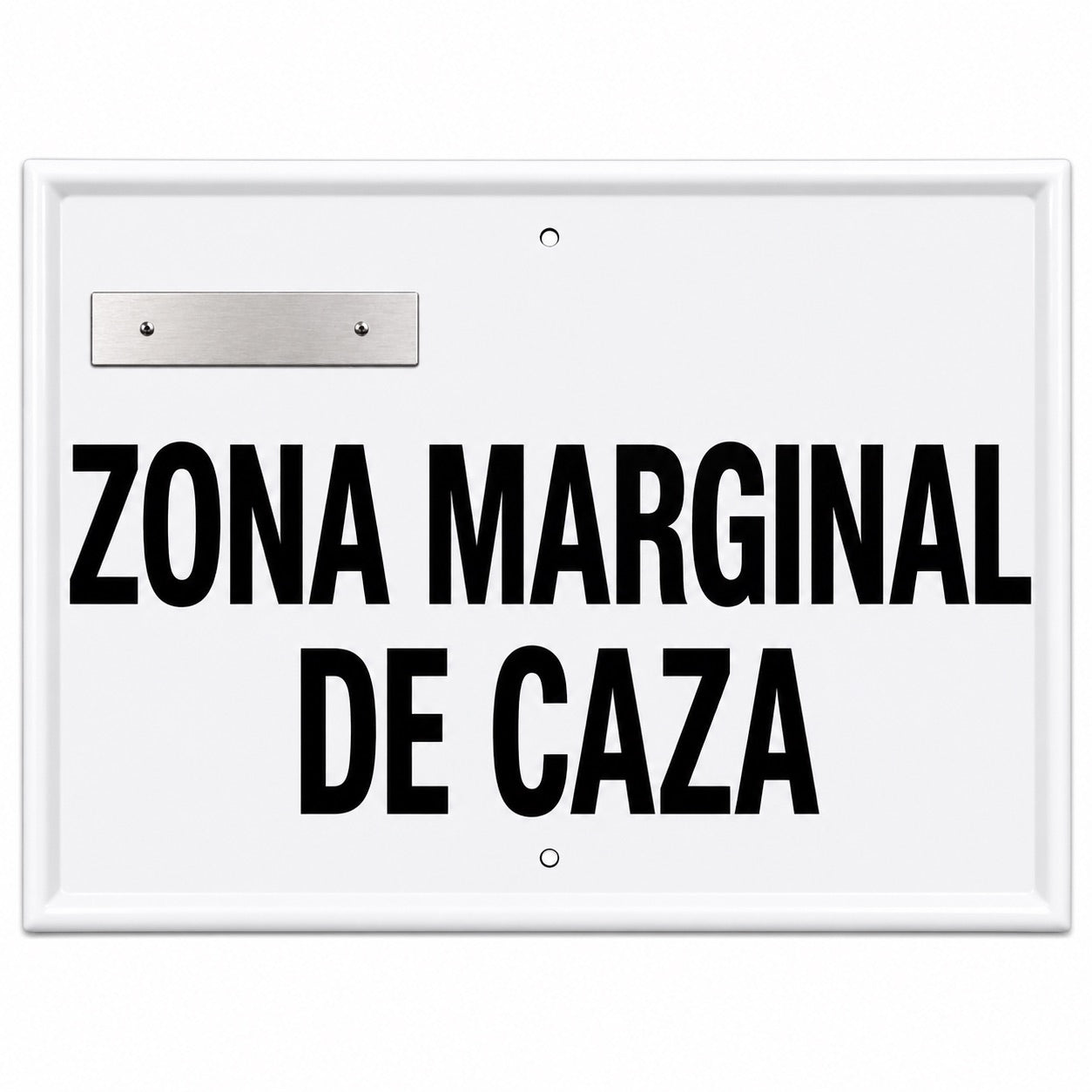 Tablilla Zona Marginal de Caza Comunidad Valenciana 50x33 cm
