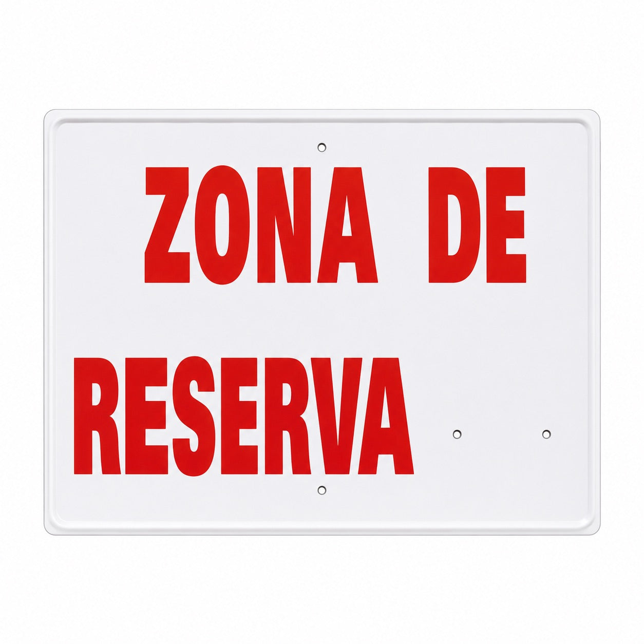Tablilla Zona de Reserva Andalucía 50x33 cm