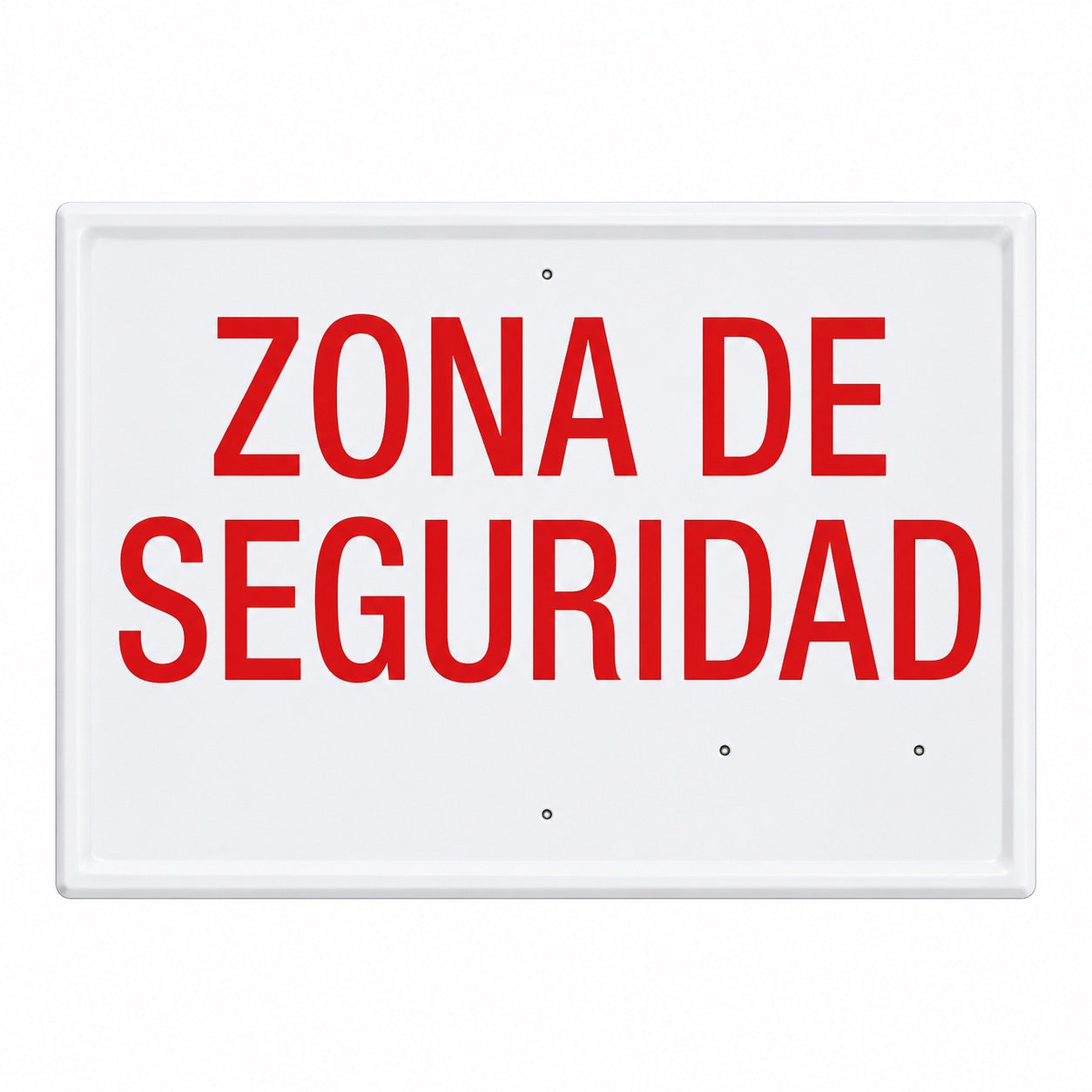 Tablilla Zona de Seguridad Andalucía 50x33 cm