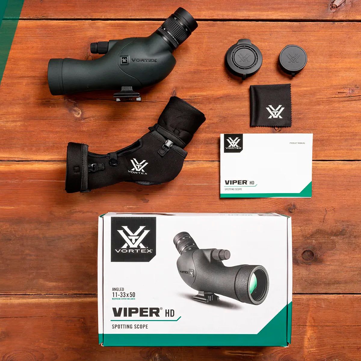 Telescopio terrestre Vortex Viper HD 11-33x50 angulado