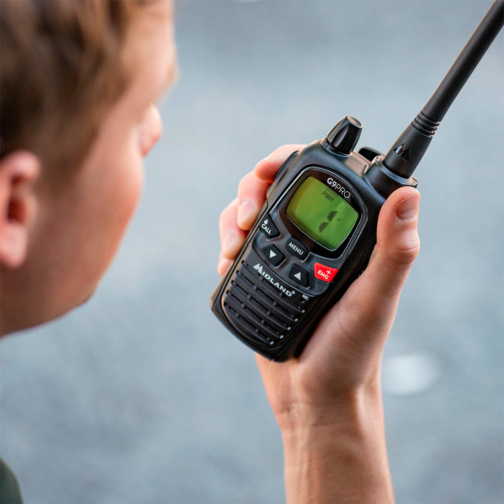 Walkie Talkie MIDLAND G9 Pro bibanda PMR446/ LPD