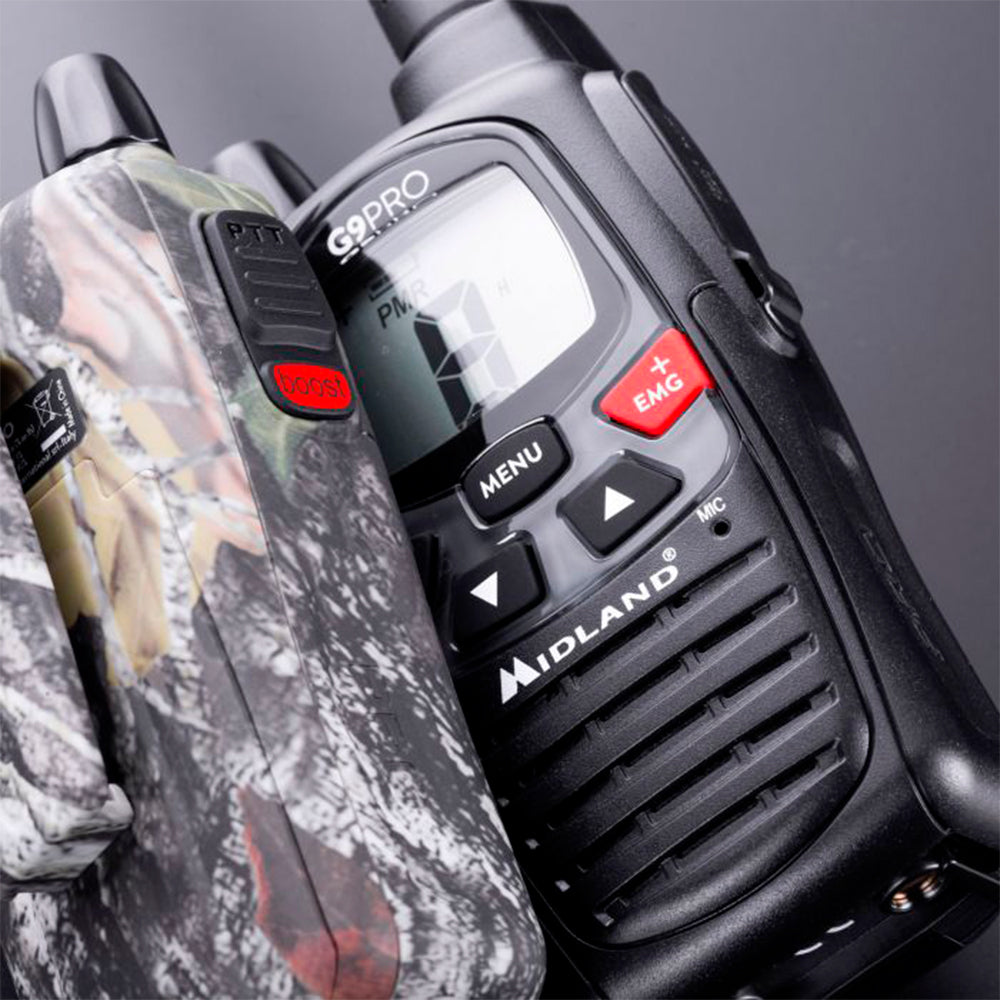Walkie Talkie MIDLAND G9 Pro bibanda PMR446/ LPD