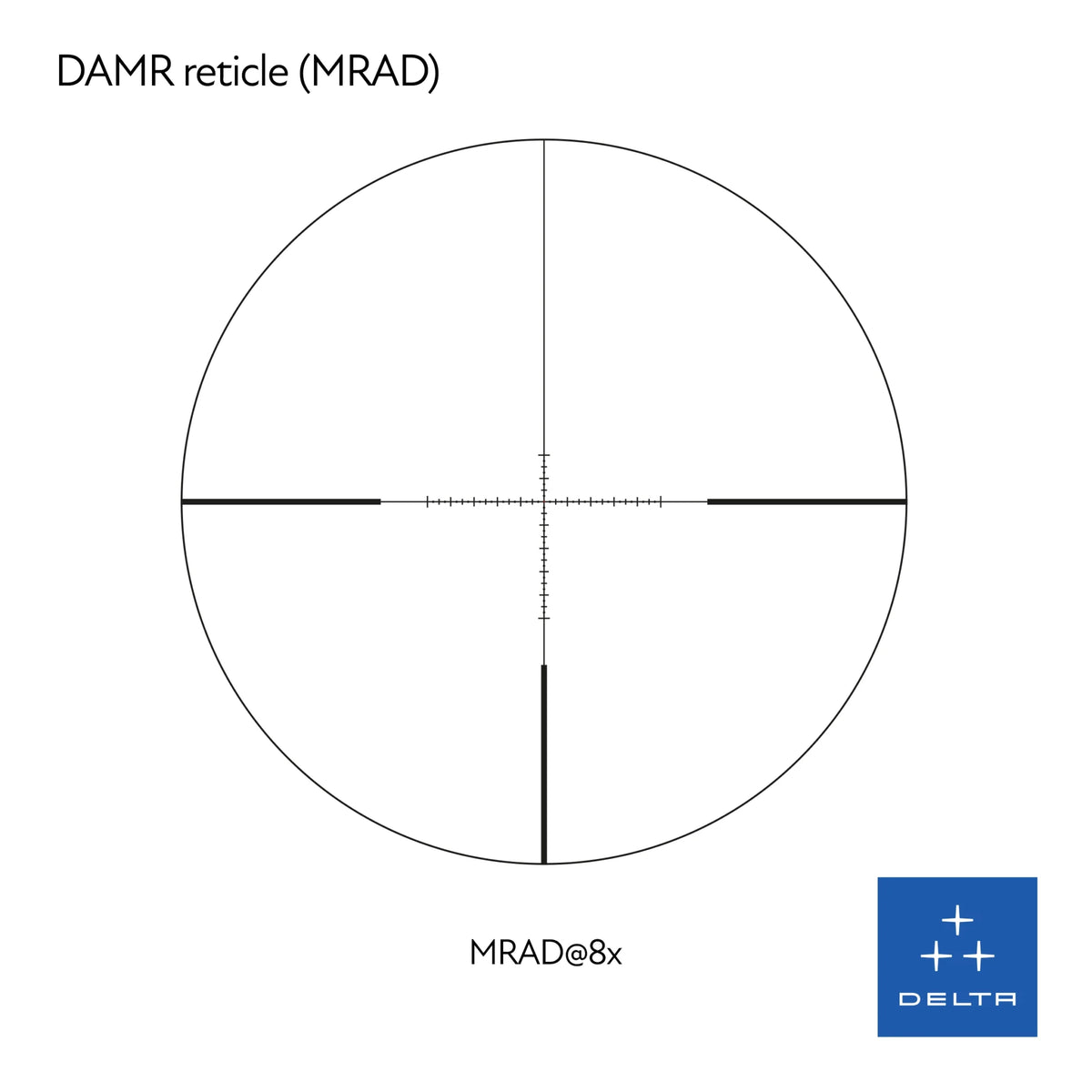 Visor Delta Optical Stryker HD 1-8x24 SFP MRAD