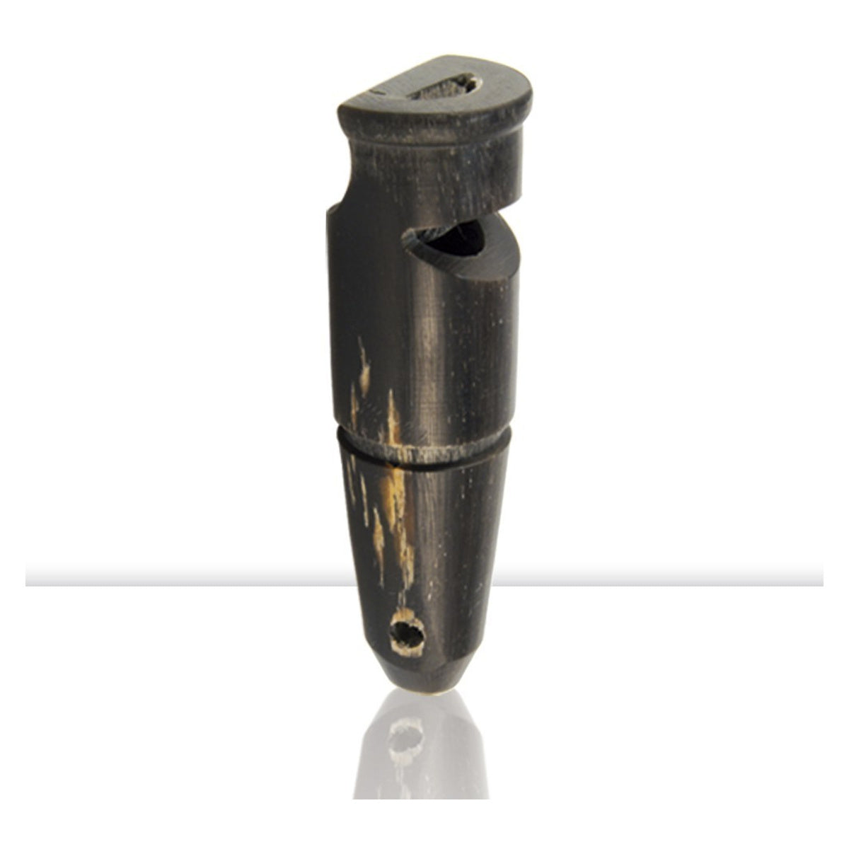 Silbato de Cuerno de Búfalo de Un Tono. 6 Cm. · vista 1