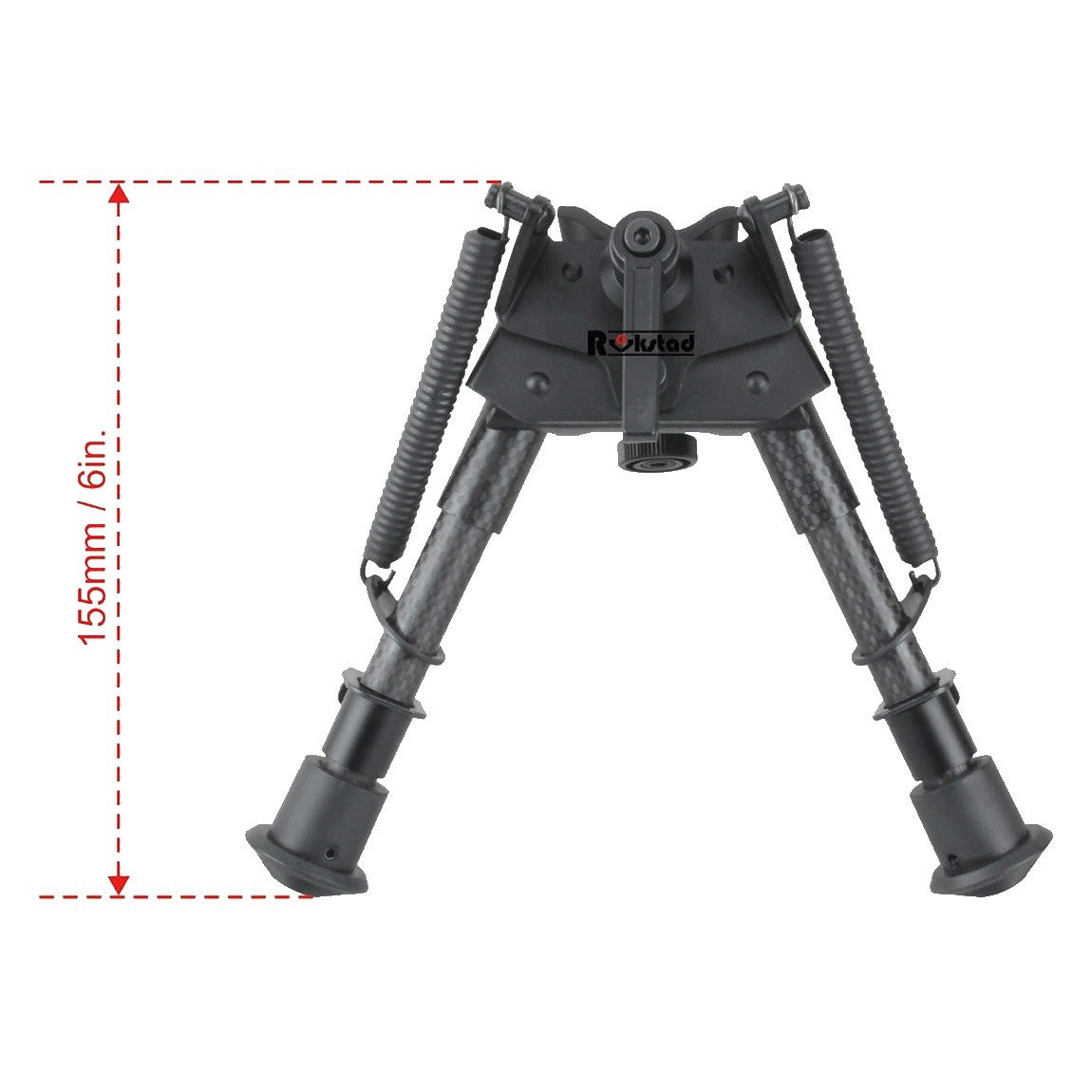 Bípode Vector Optics de fibra de carbono 6-9"