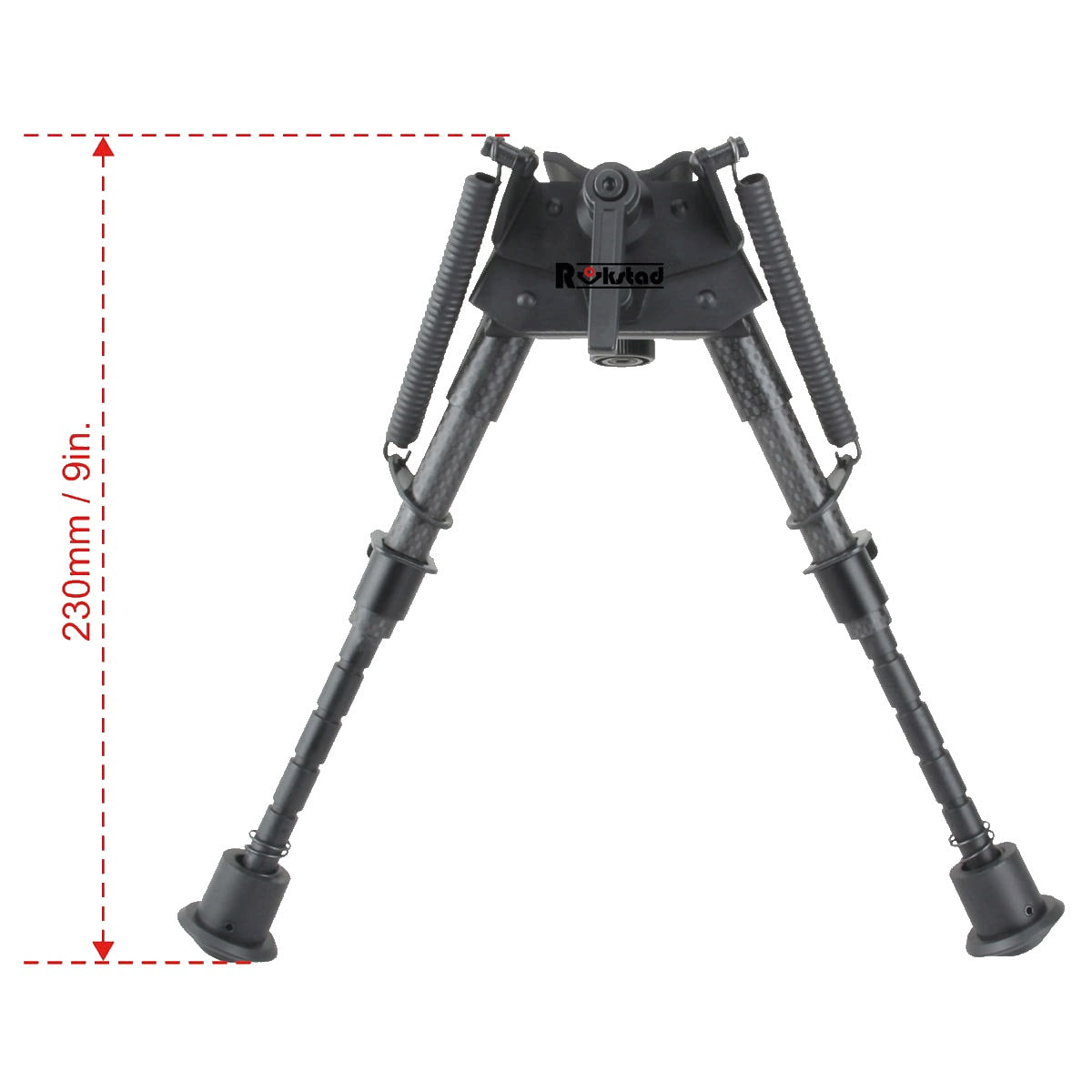 Bípode Vector Optics de fibra de carbono 6-9"