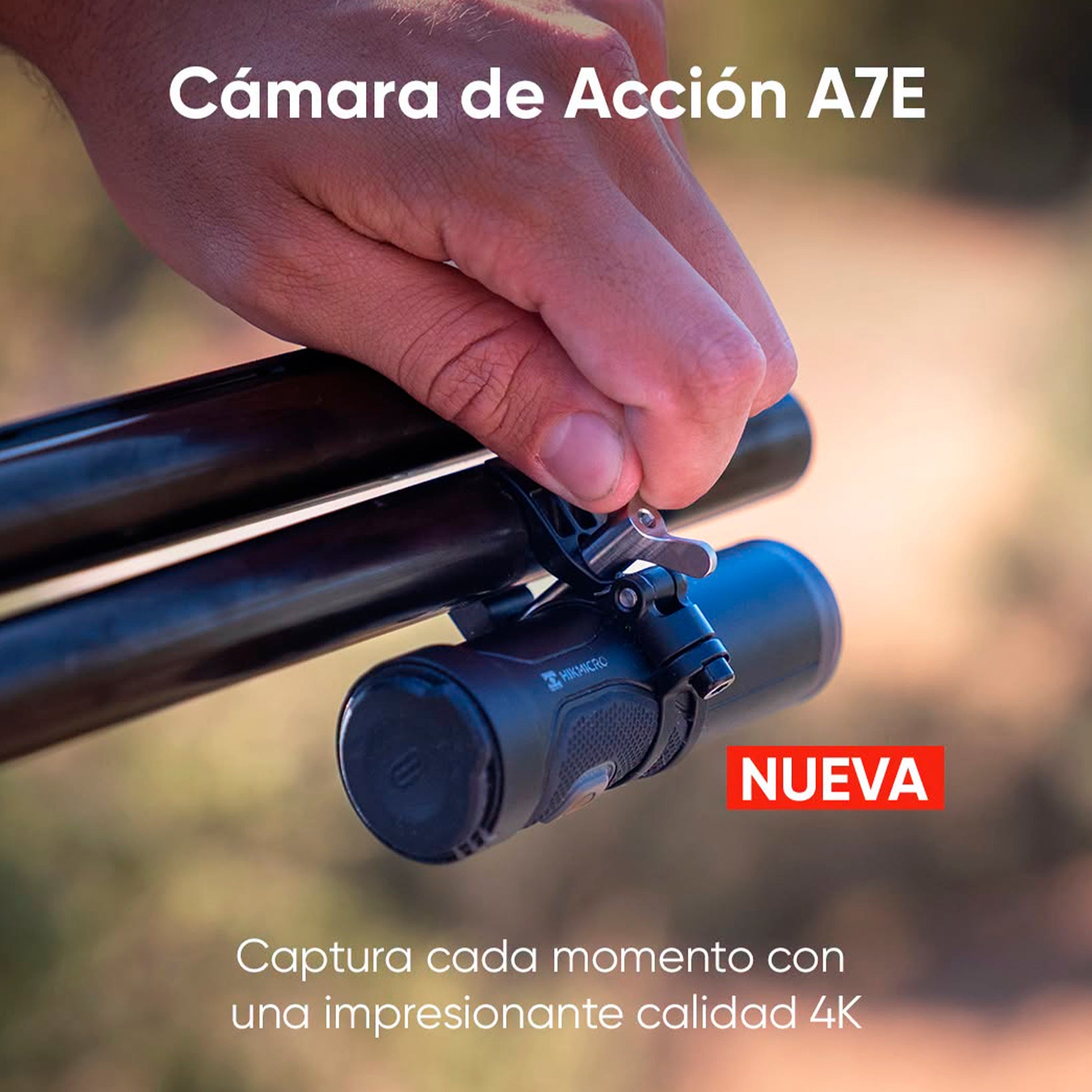 Cámara de acción HIKMICRO HIKCAM A7E 4K para caza y tiro