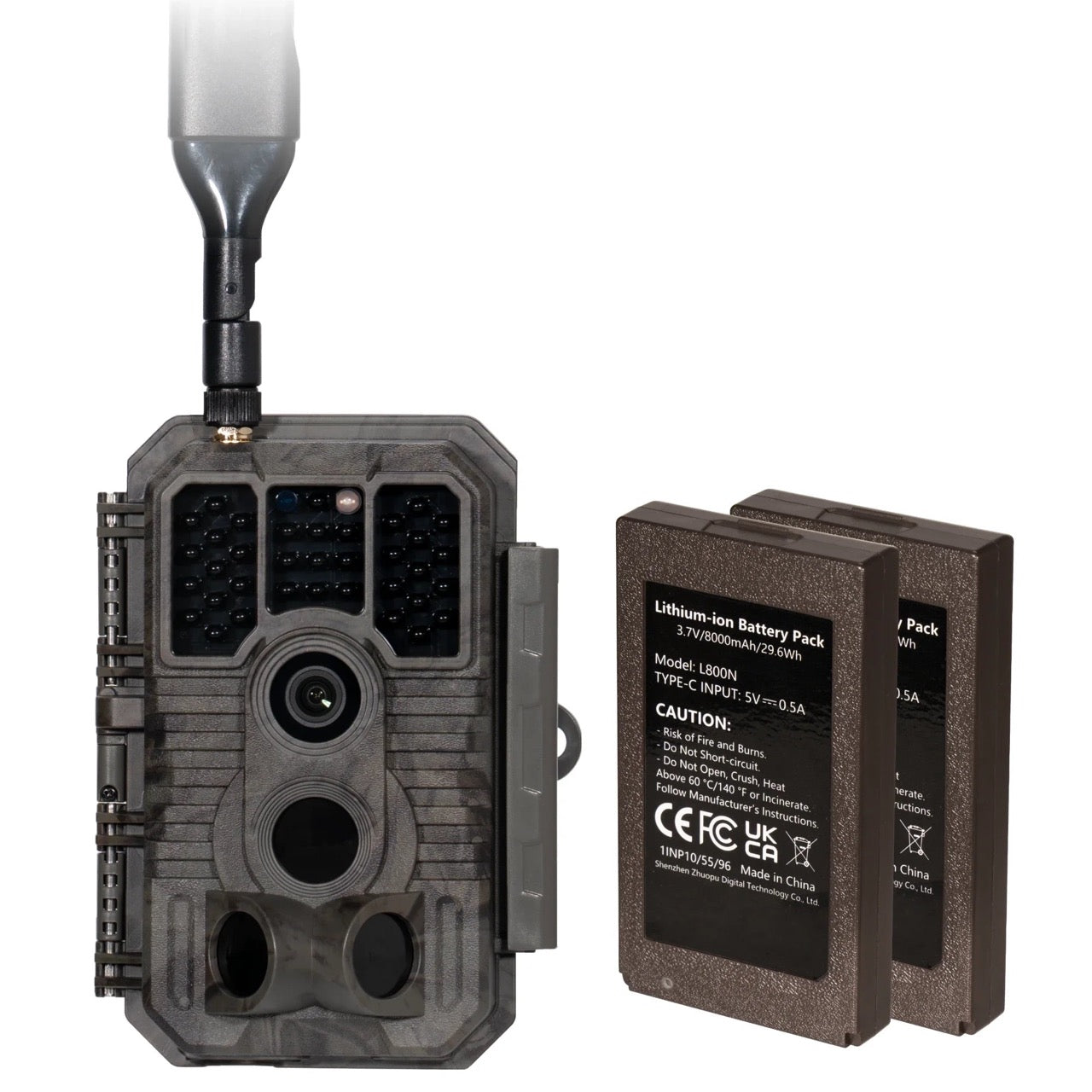 Cámara de fototrampeo GardePro X60 PRO PMB 4G con batería recargable