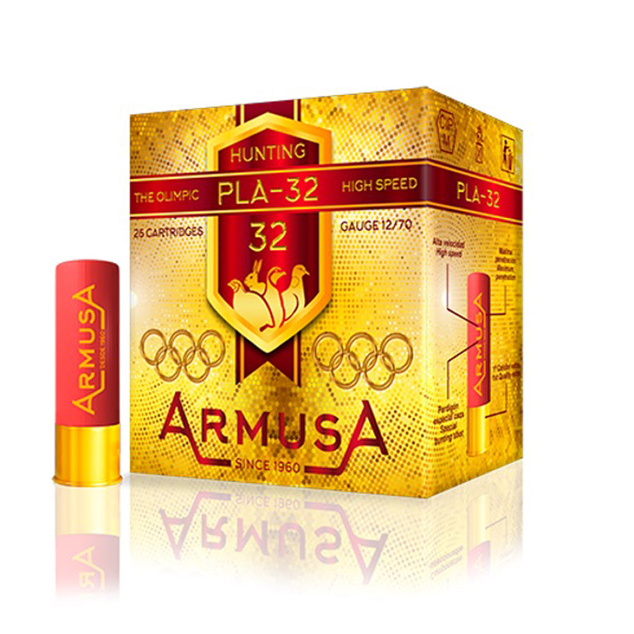 Cartuchos de caza ARMUSA PLA-32 Olímpico - Calibre 12