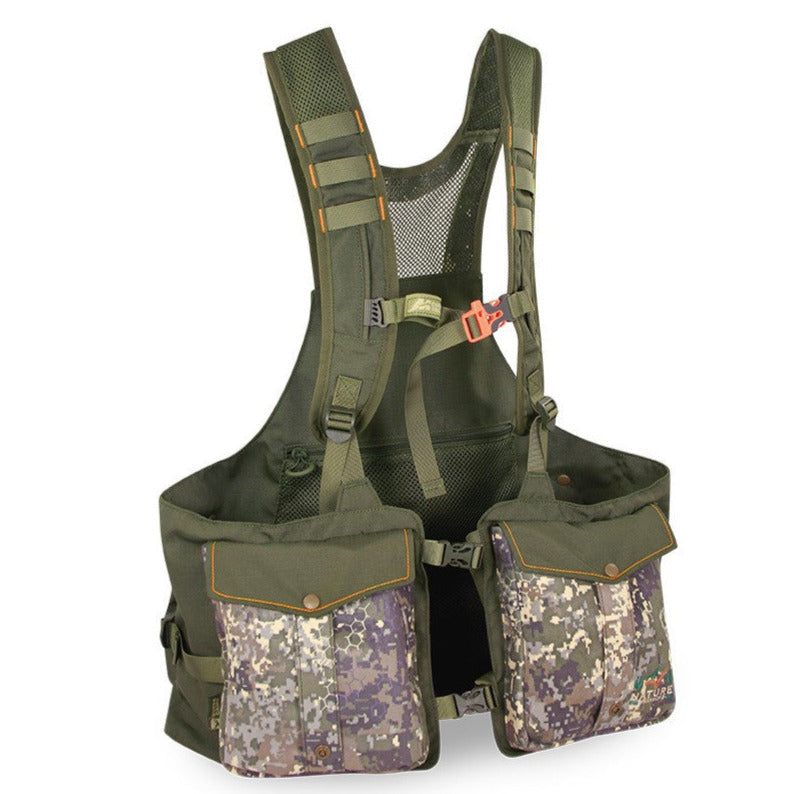 Chaleco Mochila Nature by Marsupio Suede Jungla Camo 18L