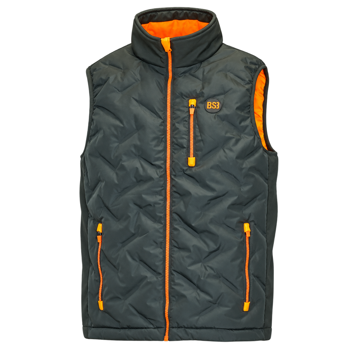 Chaleco reversible Benisport Todoque, cara verde caqui