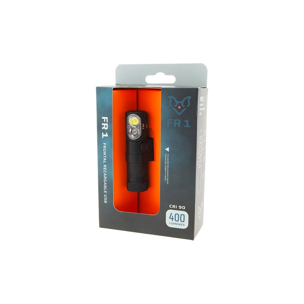 Linterna frontal Bat Vision FR1 400LUM. + Led Rojo