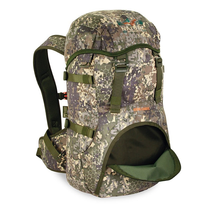 Mochila Nature by Marsupio Suede 25L con sistema de apertura HOOK