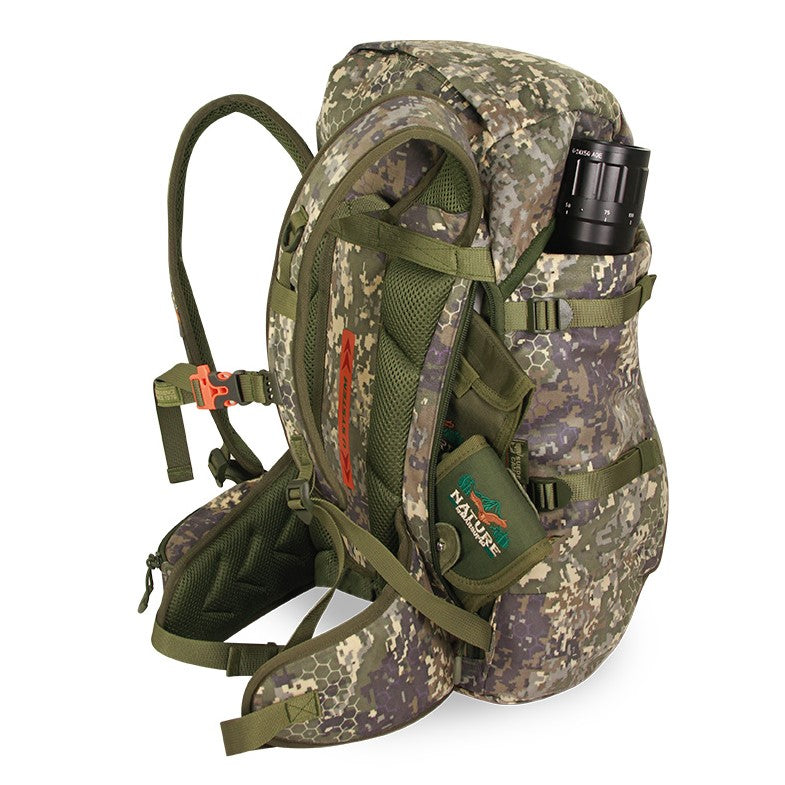 Mochila Nature by Marsupio Suede 25L con sistema de apertura HOOK