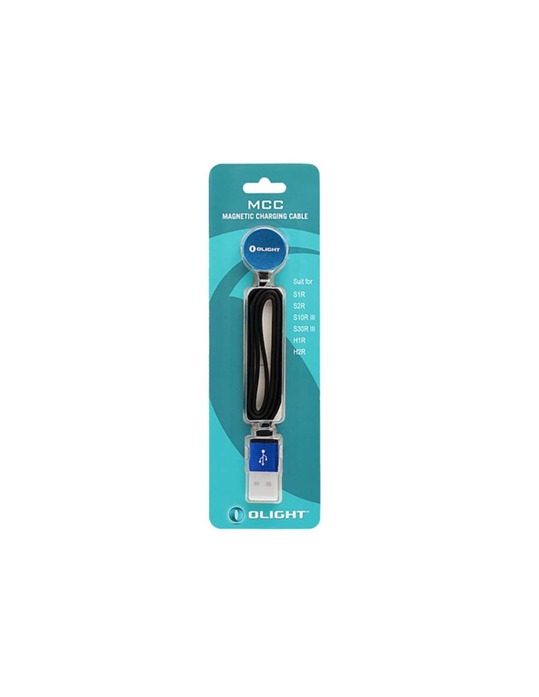 Cargador magnético Olight MCC para modelos S1R/S2R/S10R III/S30R III/H1R/H2R