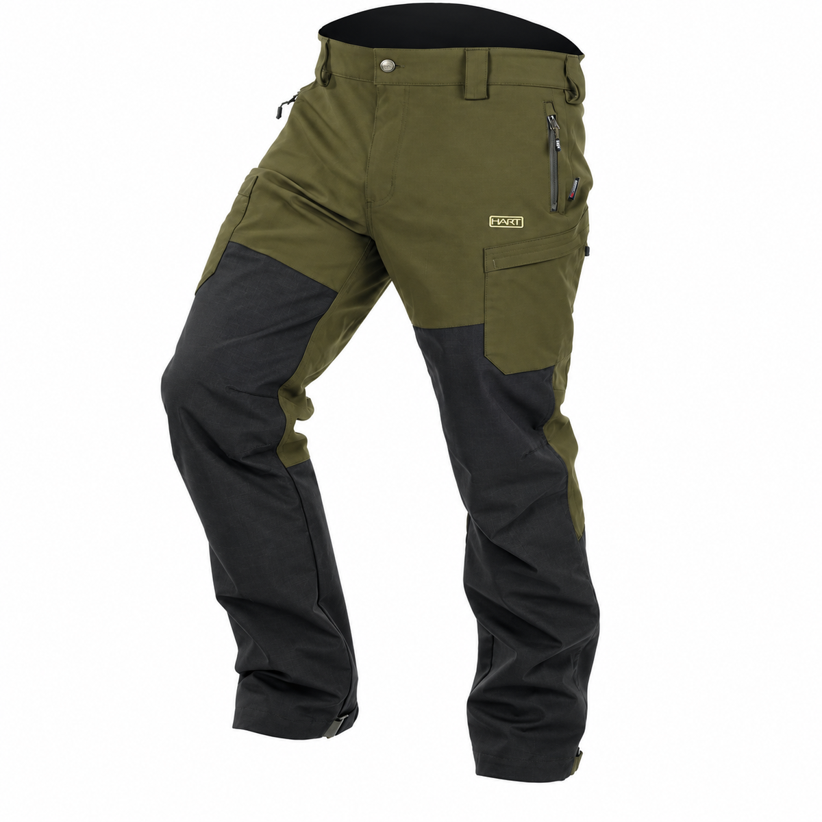 Pantalón de caza Hart Hunting IRON 3-T oliva y negro - imagen principal