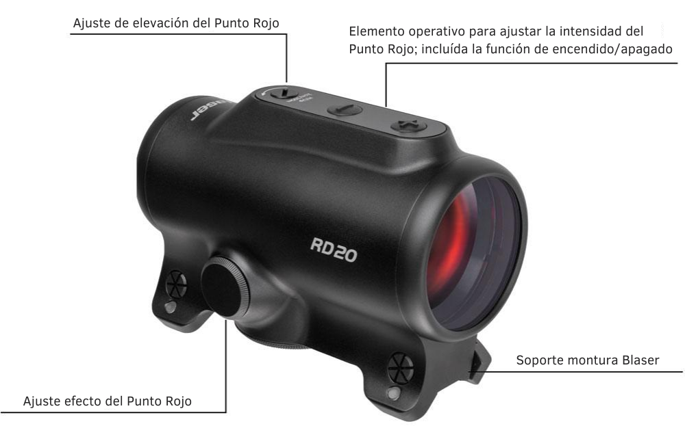 Punto rojo BLASER RD20 2 MOA