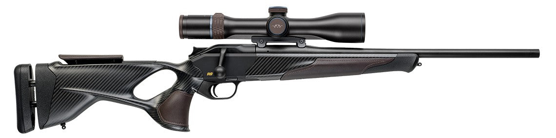 Rifle de cerrojo rectilíneo BLASER R8 Ultimate Carbon Leather