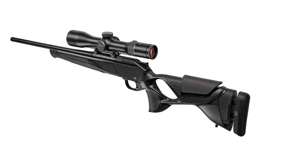 Rifle de cerrojo rectilíneo BLASER R8 Ultimate Carbon Leather