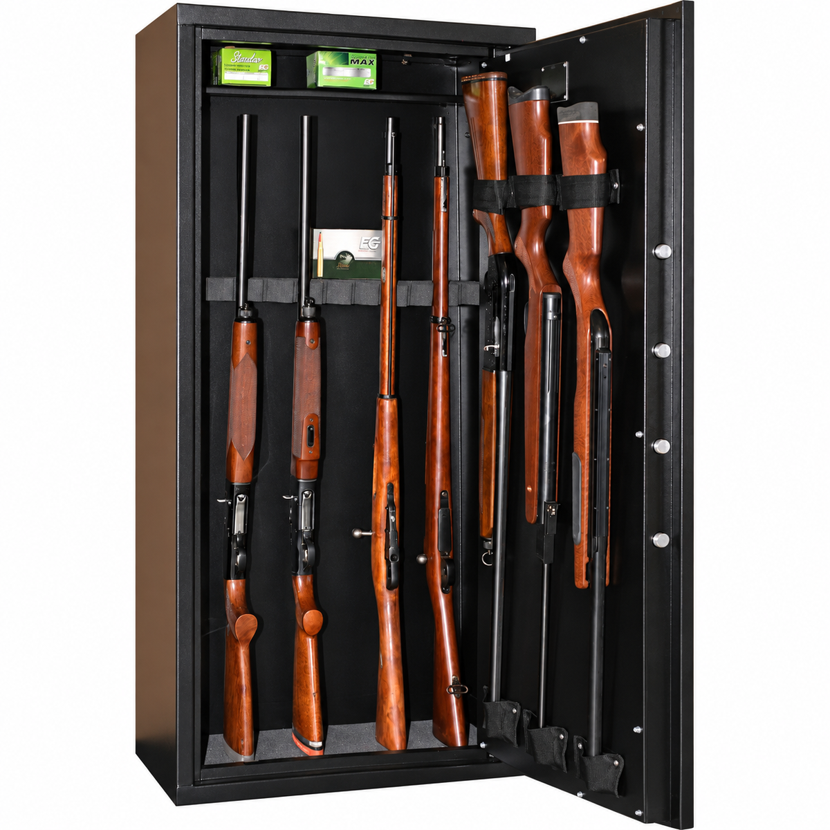 Armero homologado INFAC SKP12 para 12 armas largas con visor – Grado I