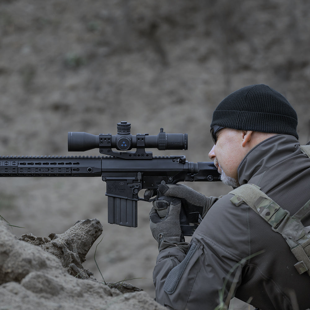 Visor Delta Optical Stryker HD 3.5-21×44 con retícula DPRC-1 o DLR-1