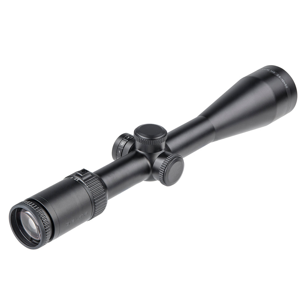 Visor Delta Optical Titanium HD 2,5-10×50 Retícula 4A