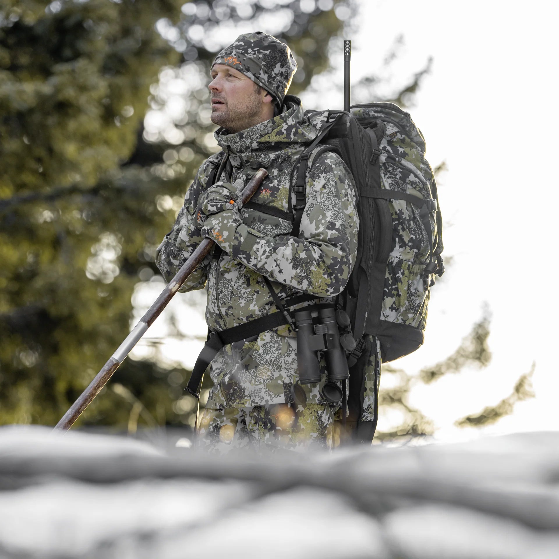 Guantes BLASER HunTec Resolution Camo / Verde