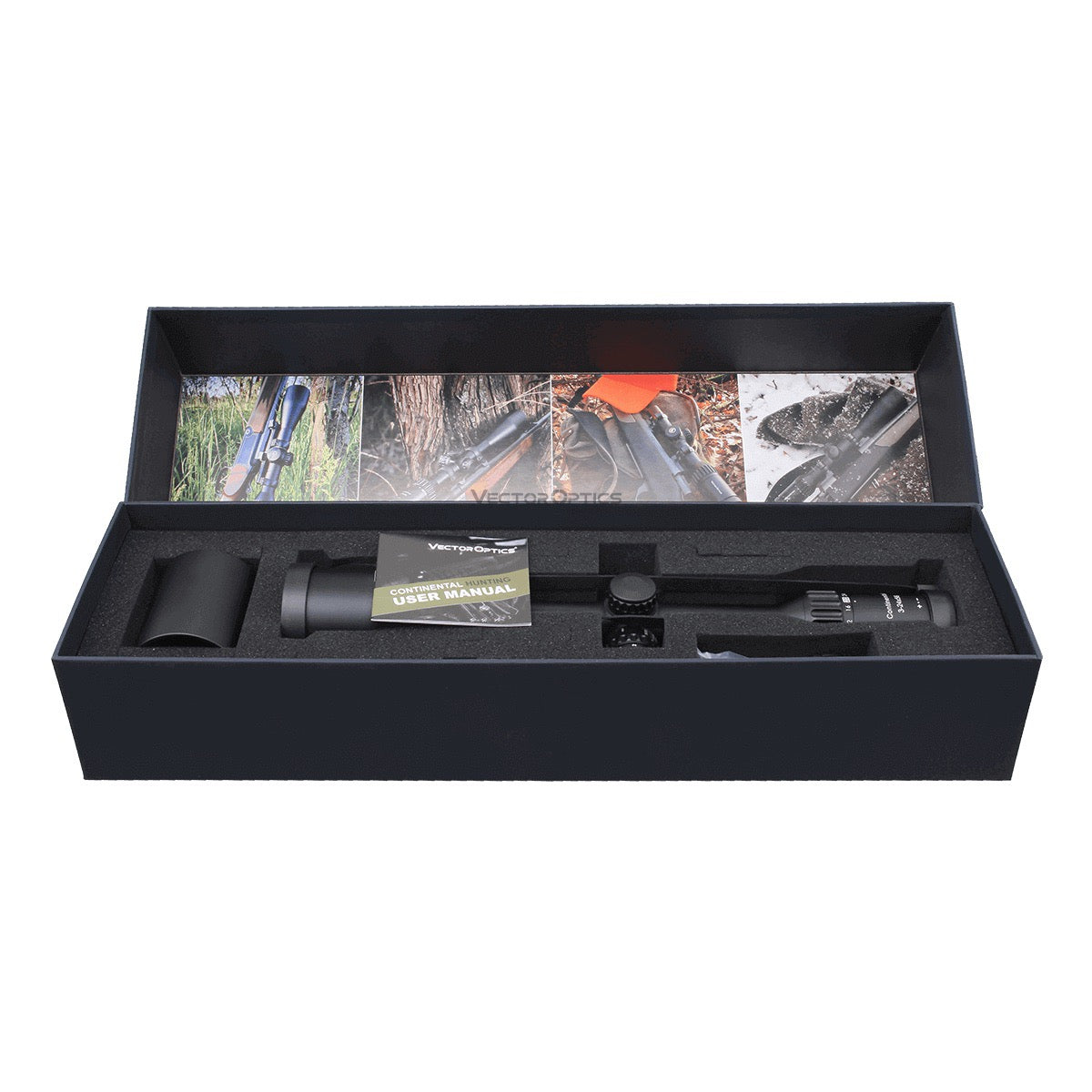Visor Vector Optics Continental X8 3-24x56 ED Retícula Fiber Dot