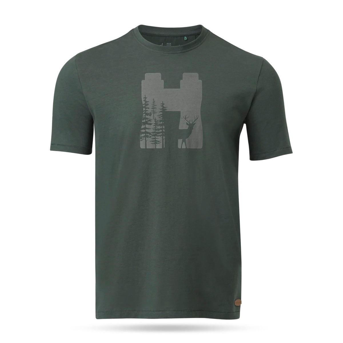 Camiseta Deer para hombre Swarovski Optik TSD - Verde