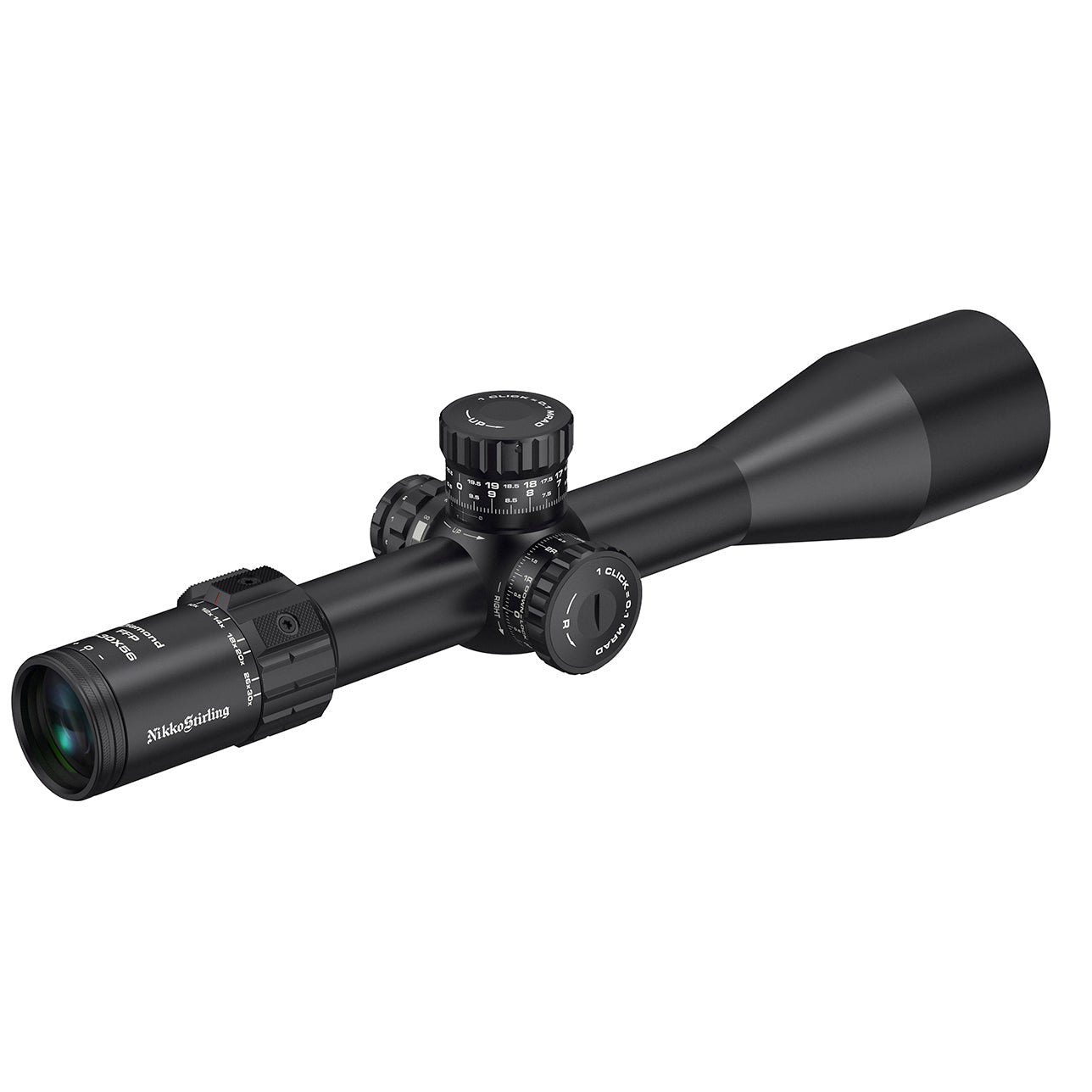 Visor Nikko Stirling Diamond FFP 5-30x56 retícula MRAD XTR