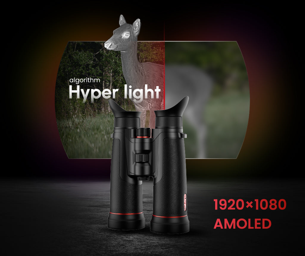 Prismático térmico GUIDE TN450L 2.0 con telémetro láser