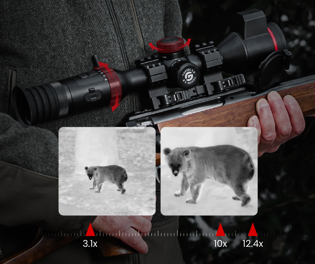 Visor térmico GUIDE TU435L 3.0 con telémetro (LRF)